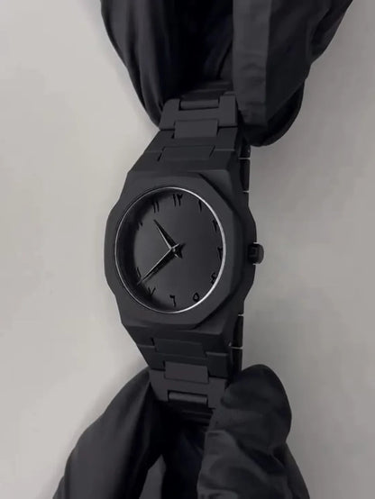 Arabic Aura Watch – Black Arabic Dial Watch for Men