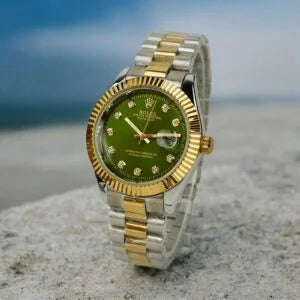 ROLEX Men – Datejust – Stainless Steel – Green Dial pad